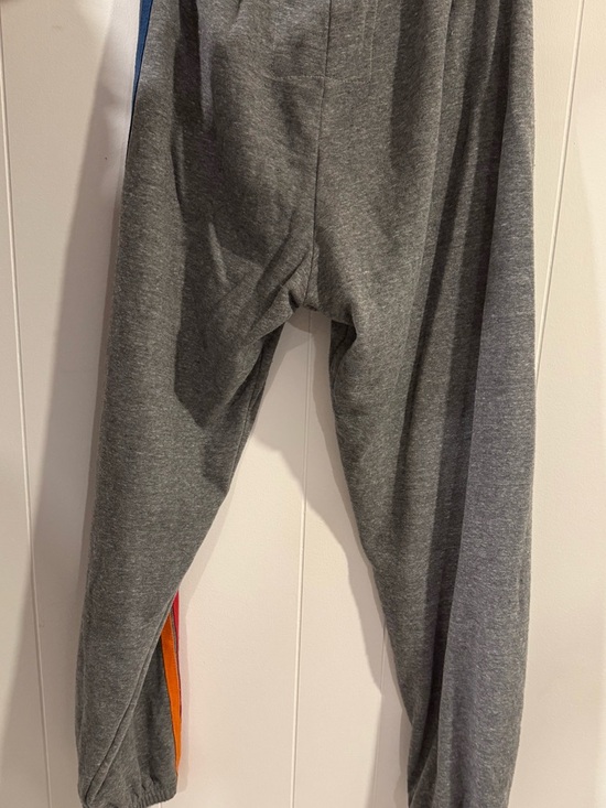 Aviator Nation 5 Stripe Sweatpants- Heather Grey - Picture 2 of 3